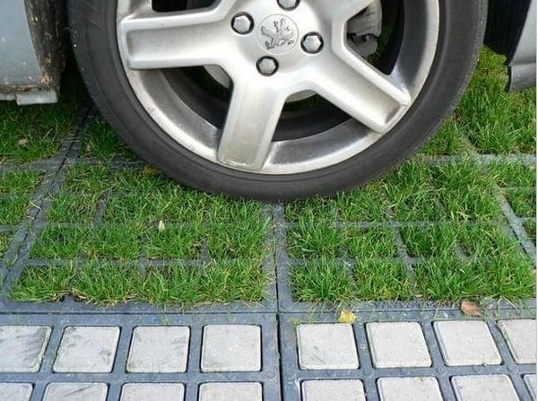 Dalles parking engazonnées Dijon